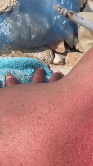 Smoking Cigarettes on the Beach