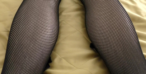 Under Shirt playing with her Big Boobs and Nipples bo not enough ... so rubbing her ass and pussy under sexy pantyhose