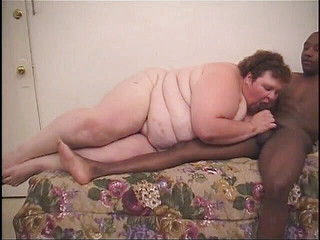 Black man loves to eat out a fat white pussy