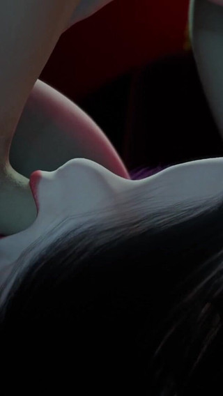 Nexus 3 Neon Dreams. Extreme Deepthroat. Cyberpunk Sex with Busty Brunette