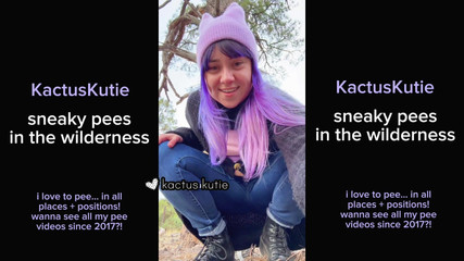 Sneaky Pees in the Wilderness