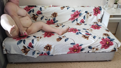 Stepmom Spends Time Masturbating Her Big Hairy Pussy with Toys