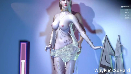 3D Super Cute Asian Stripper with Sexy Teasing the Big Cock