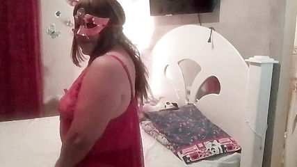 Mature MILF Granny in Lingerie and Eager to Fuck a Young Cock