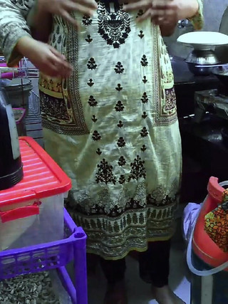 Indian Desi BBW Housewife Cocking in Kitchen & Neighbor Come & Anal Fuck Her When Her Husband Leave