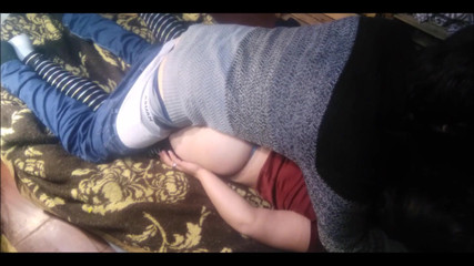 I Love That Light Blue Thong and Putting It on Four