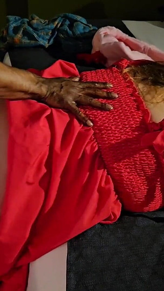 The Slut in the Red Dress Gets Bent Over by BBC