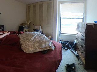 Young Blonde Comes Over to See the Old Man Again