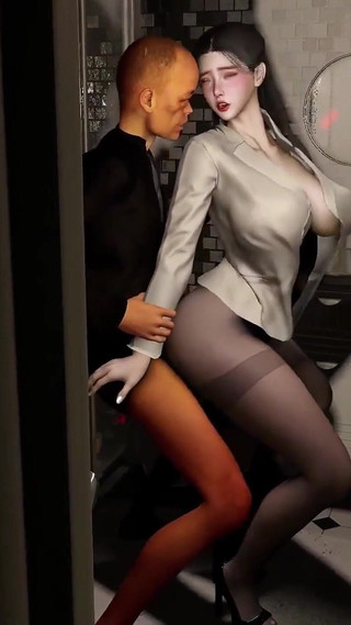 Cheating Wife Fuck the Old Man Big Cock Client (p1) - 3D Animation Hentai