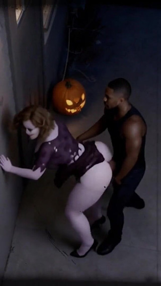 PAWG Zombie Receives a Vicious BBC Doggy Style