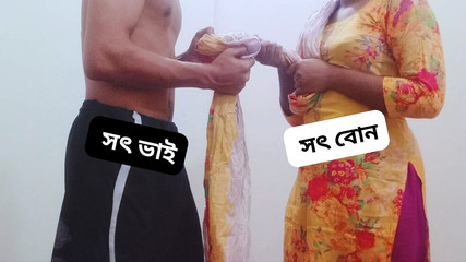 Stepbrother Seduce Stepsister to Fuck When Home Alone