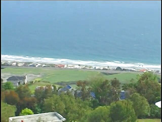 Black stud eats then fucks a black pussy in swanky bathroom