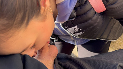 Hot Couple's Beach Blowjob and Anal