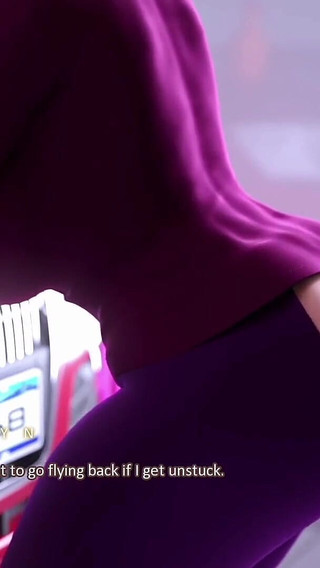 My MILF Stepmom Stuck in the Garage - 3D Hentai Animated Porn with Sound