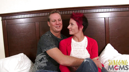 Redhead chick gets her pussy licked and drilled at the casting