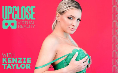 Up Close VR - Horny Blonde MILF Kenzie Taylor Deepthroats Your Big Dick POV