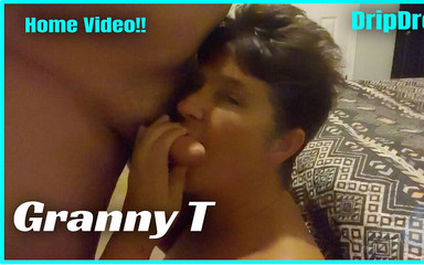 Dripdrop Granny T Sucks Him off Some More After He Cums!