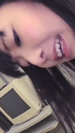 Japanese Babe Gets Her Bush Pounded Hard by a Colleague at Work After Sucking Him