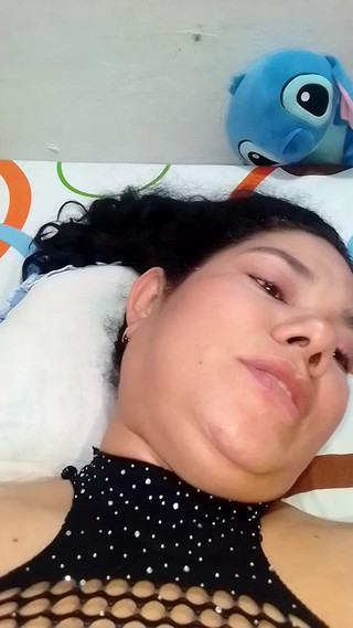 Beautiful Bride Sucking in Fishnet