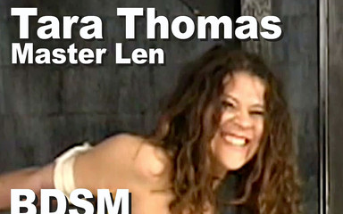 Tara Thomas & Master Len BDSM Tit & Pussy Toying
