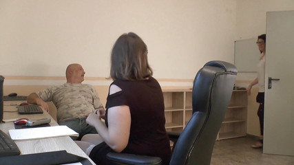 Blowjob for the new chief