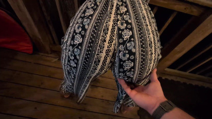 Bouncing Cute Ass on Him