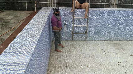 Indian Telugu Romantic Couple Enjoying Sucking Doggy Style Hard-core Fucking in Swimming Pool Telugu-fuckers