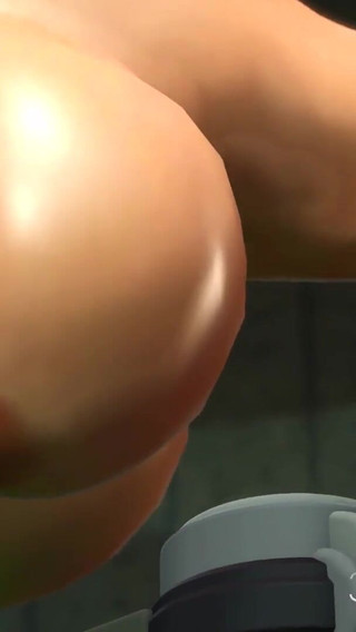 Sci-fi sex. Hot sexy blonde gets fucked in the lab. Fuck machine