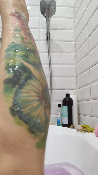 Explore My Hairy Body in the Bathroom