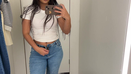 Girl Was Touching Herself in the Mall on the East Side