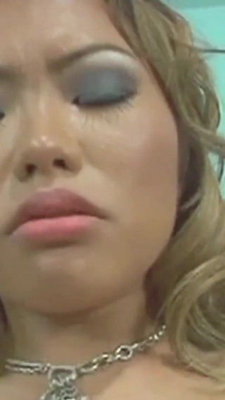 Asian Lana Croft in double penetration with black cocks in interracial sex