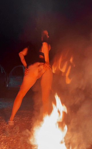 Just a Little Drink, Music and a Campfire Thats All It Takes to Get Me Naked.