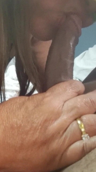 A 70-year-old MILF in Sexy Lingerie Wanted Me to Suck Her Ass in Return. a Cock Sucking Session