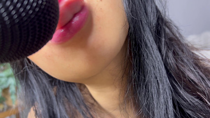 Sensual Yeti Mic Licking