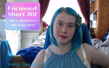 Focussed Short JOI - Solo Girl