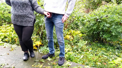 Curvy with a gorgeous ass holds my cock