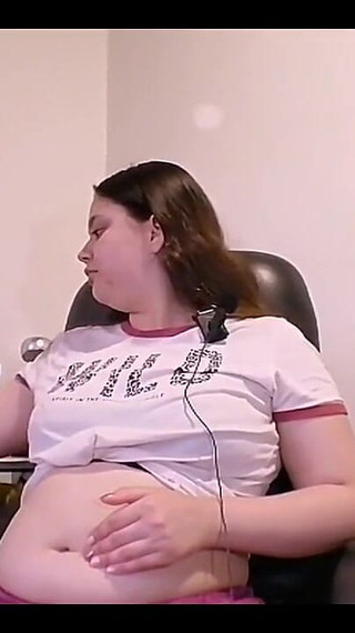 Watch as I Continue to Fill up My Tummy, with Some Spicy Fries and Soda! My Belly Is Getting Rounder, Ain't It? Want Me to Sit O