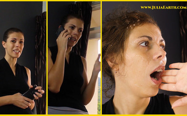 A hard facefuck of Julia saves Alex from slowing down his work. Royal blowjob: usage. Episode 029.