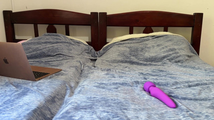 My Husband Is at Work and I Watch Porn and Masturbate for You