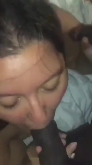 WildEnglishBBW Sucking BBC Nata4sex & His Friend MMF 3some