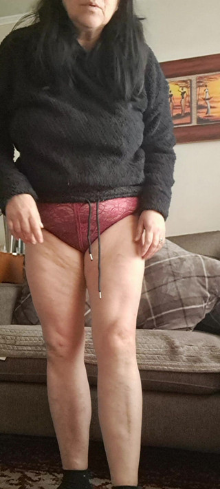 MILF in Panties in Front of Her Indifferent Brother-in-law, He Gets Hot