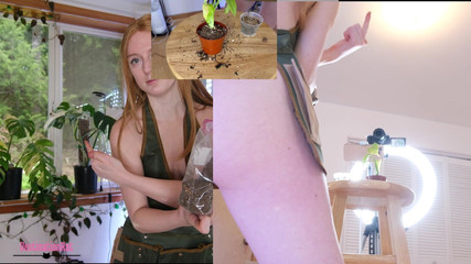 Gardening with Kat- Repotting Monsteras NSFW
