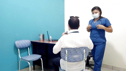Newly Recorded Video! the Sexual Arousal Led the Doctor to Perform Improper Actions Within the Clinic