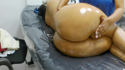 Luxury Massage for Cheating Wife and Her Curvy Body