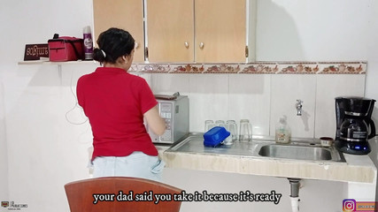 Hot Stepmom Gives Her Stepson a Special Treat