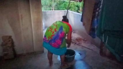 Tamil - Dress Washing Housewife Stepaunty Sex