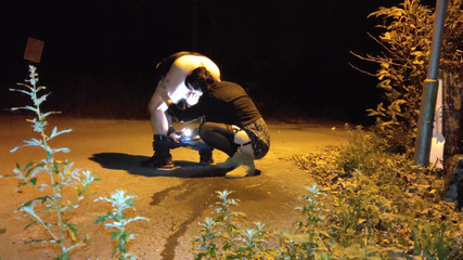 Horny MILF Gives Passionate Rimjob on a Outdoor