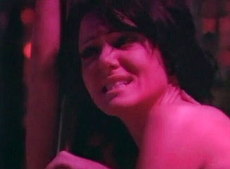 Two sexy chicks have some fun with a lucky dude in the streaptese club