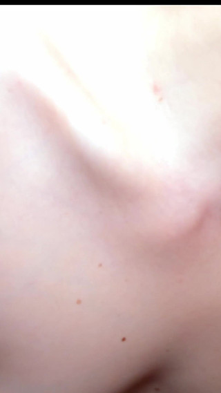 Breast Massage Ended with Cum on Tits!