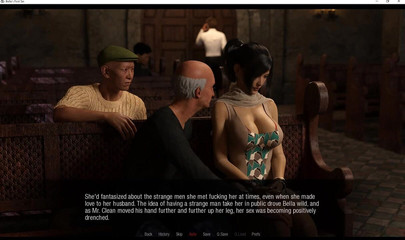 Bella's First Sin Threesome at Church Part 1